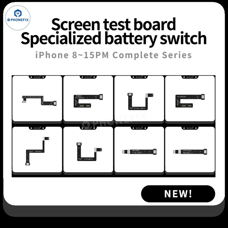 Cavo interruttore batteria WYLIE One-key Boot & Test schermo iPhone
