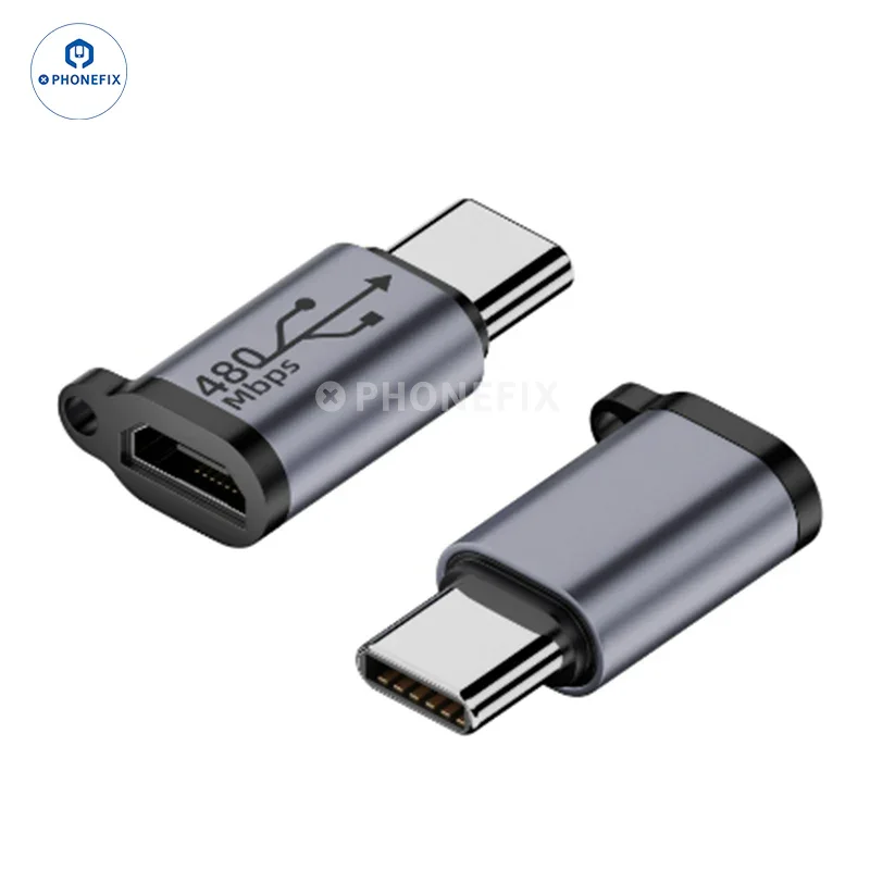 Adattatore per telefono USB Lighting MINI Type-C femmina/maschio
