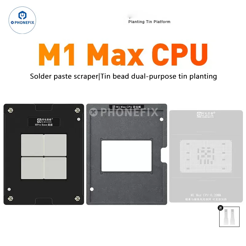 Piattaforma di impianto in latta per CPU AMAOE per MacBook M1/M2/M3 Pro