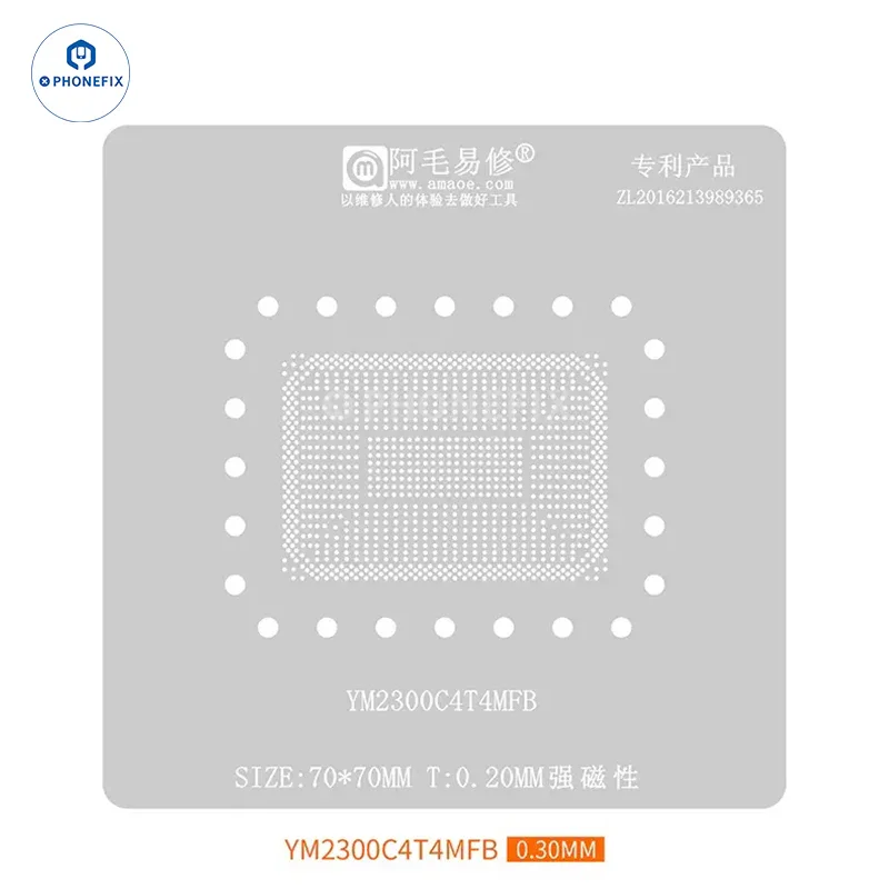Piattaforma di reballing Amaoe BGA per la riparazione dei chip della CPU dei notebook AMD