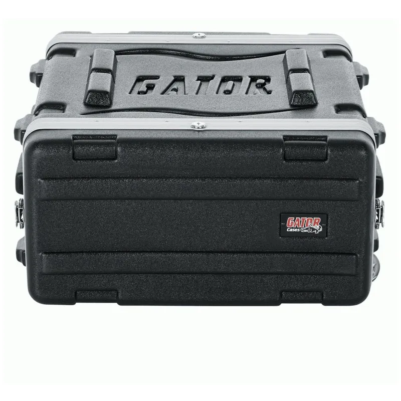 Gator GRR4L 4U Rolling Rack Case w/ Locking Pull Handle & Recessed Wheels