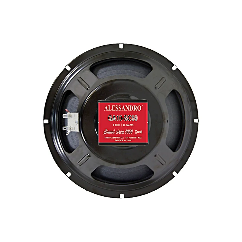 GA10-SC59- 10" Signature Guitar speaker - 8 ohm AlNiCo