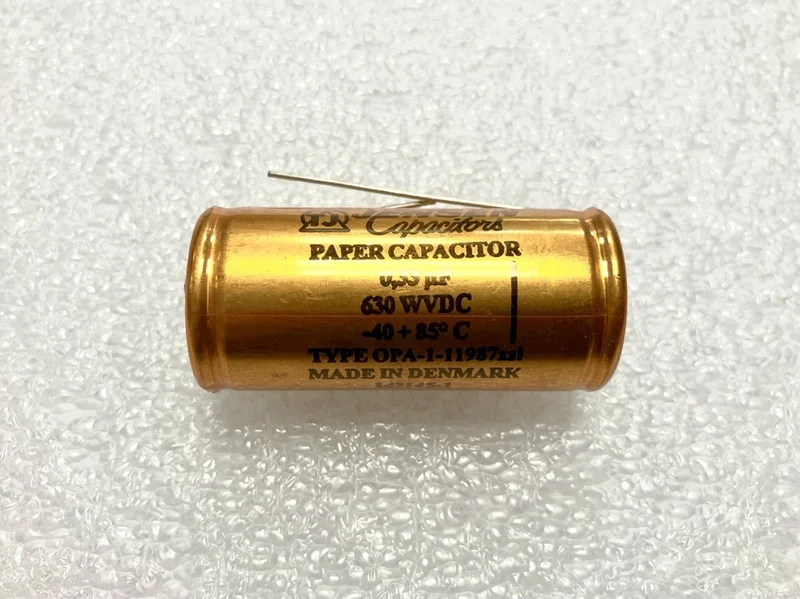 Jensen 0.33uf 630v - Condensatori Carta e Olio in Alluminio