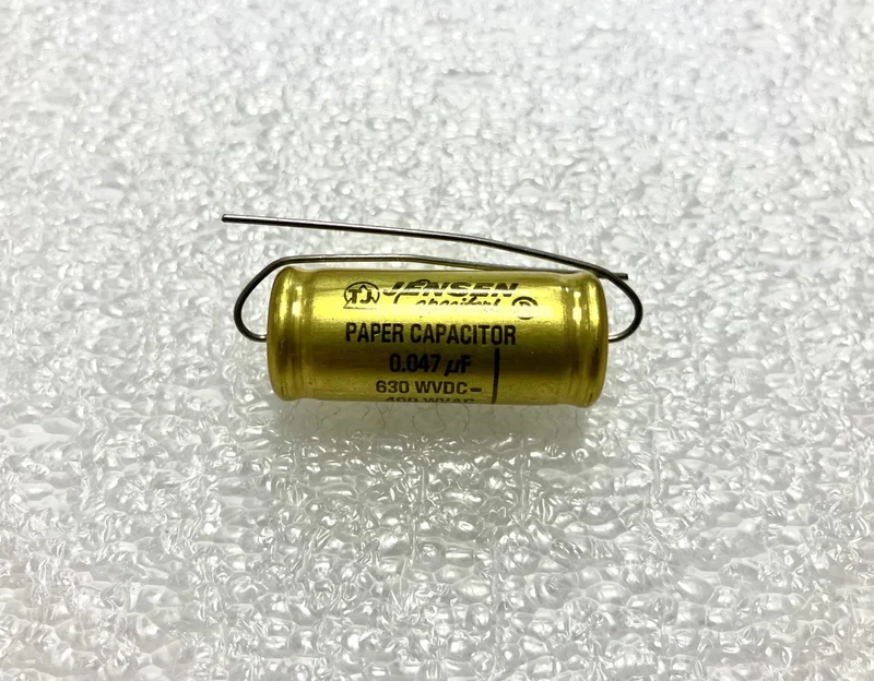 Jensen 0.047uf 630v - Condensatore Carta e Olio in Alluminio
