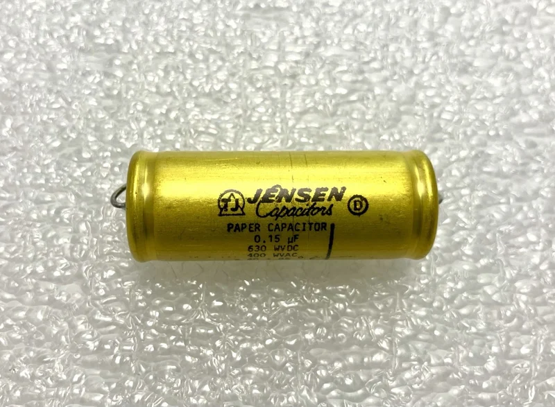 Jensen 0.15uf 630v - Condensatore Carta e Olio in Alluminio