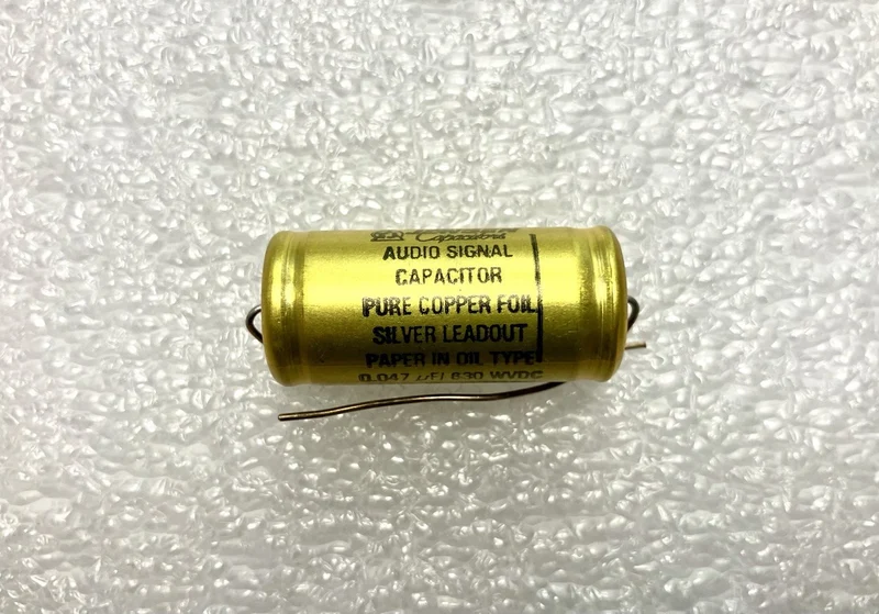 Jensen 0.047uf 630v - Condensatore Carta e Olio in Rame