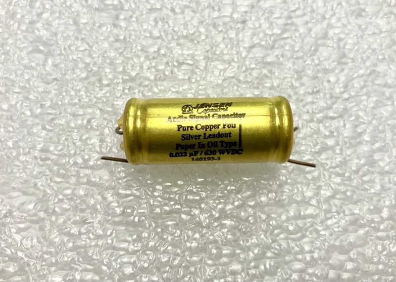 Jensen 0.022uf 630v - Condensatore Carta e Olio in Rame