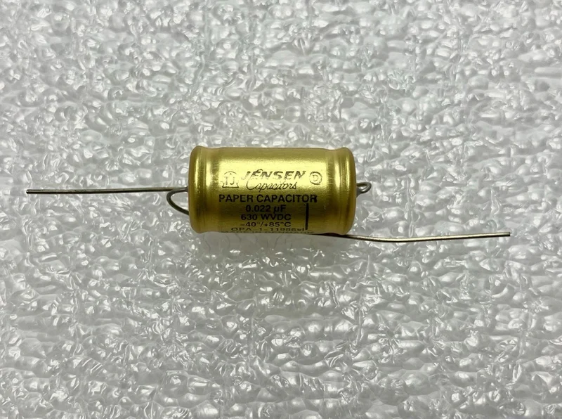 Jensen 0.022uf 630v - Condensatore Carta e Olio in Alluminio