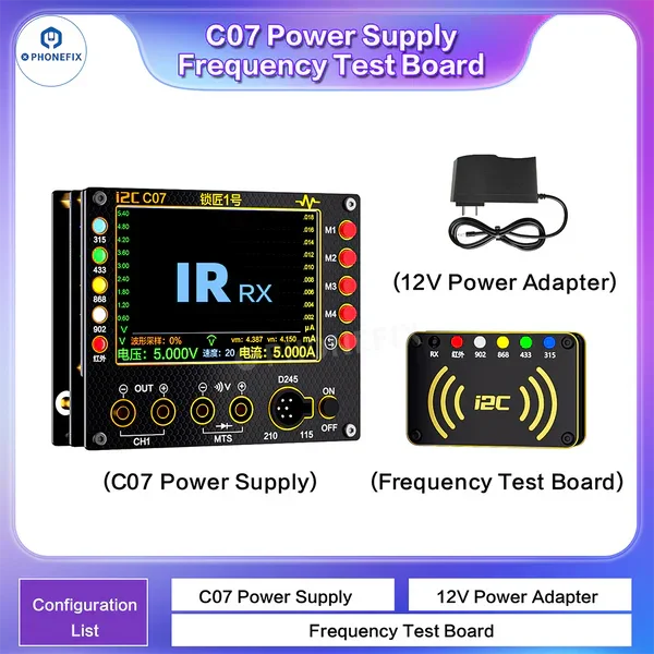 Multimetro tester di frequenza con telecomando n. 2 i07C C1 Locksmith