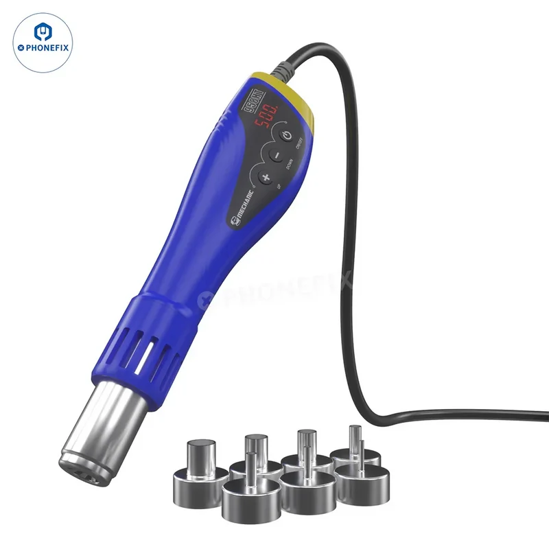 Pistola ad aria calda digitale portatile MECHANIC 958HT per la riparazione di telefoni cellulari