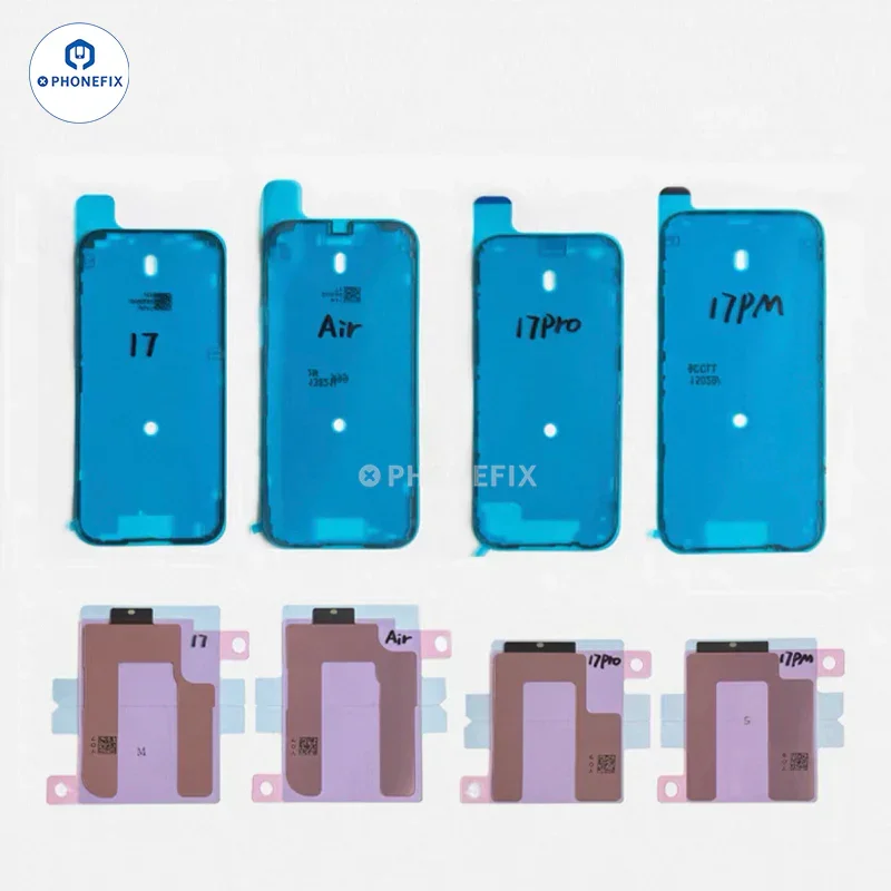 Strisce adesive/batterie impermeabili per lo schermo dell'iPhone 17/Air/17 Pro Max