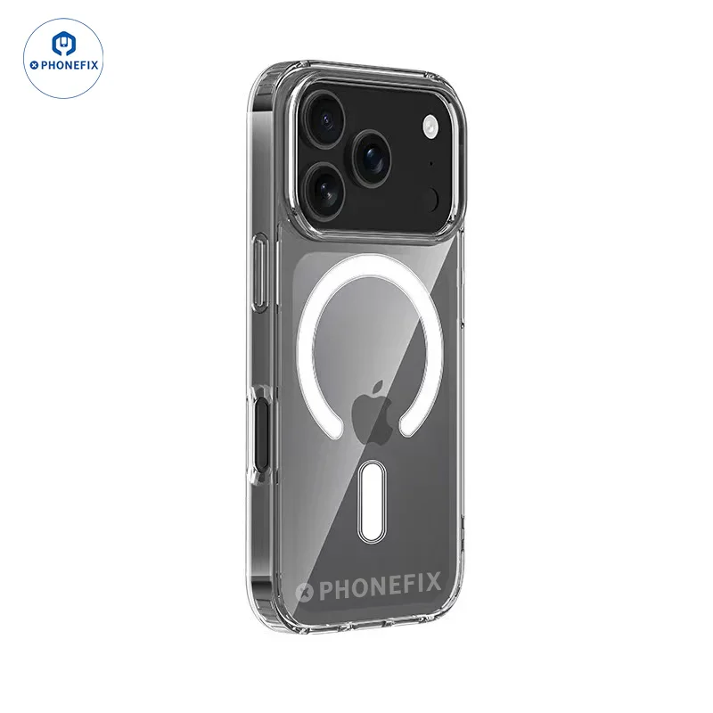 Custodia trasparente in TPU con MagSafe per iPhone 17/Air/17 Pro Max