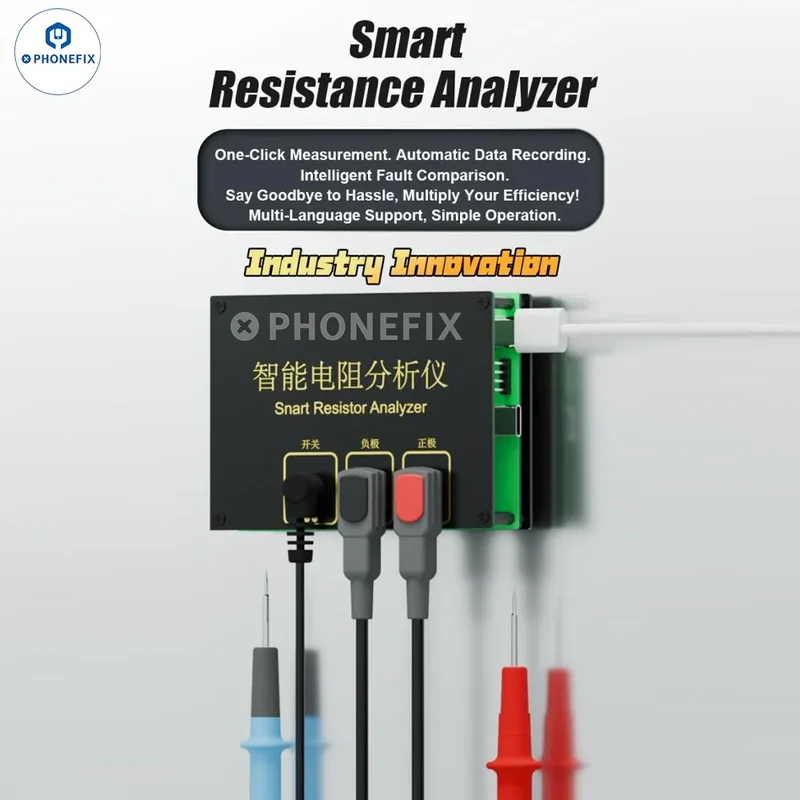 Analizzatore di resistenza intelligente per la risoluzione dei problemi dei socket IC PCB del telefono
