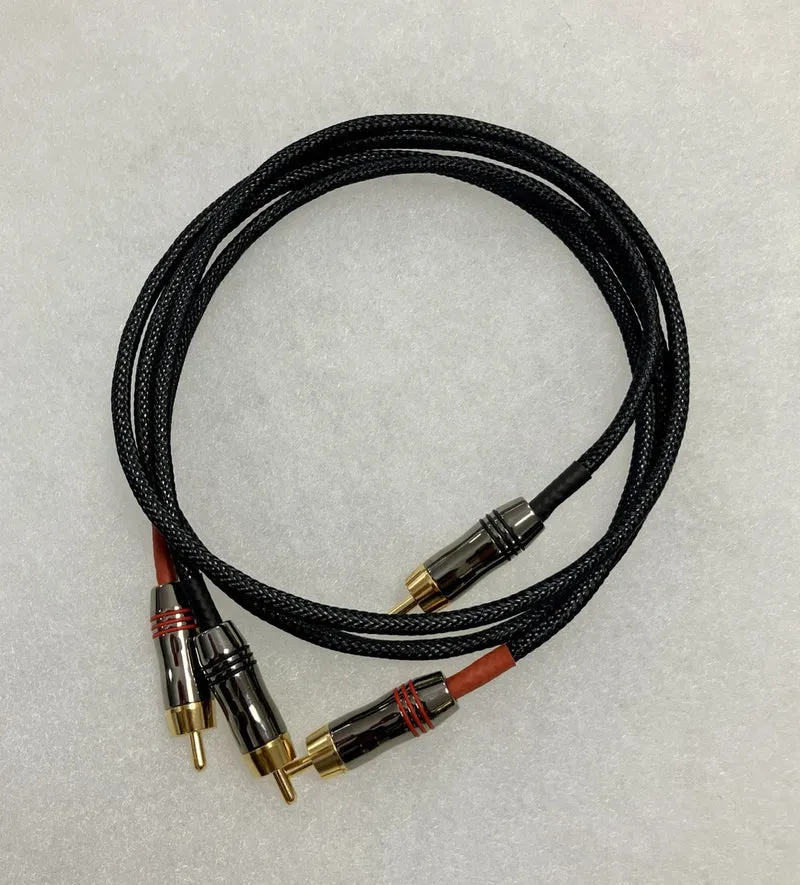 Cavi RCA Coppia 80cm - Teflon rame argentato