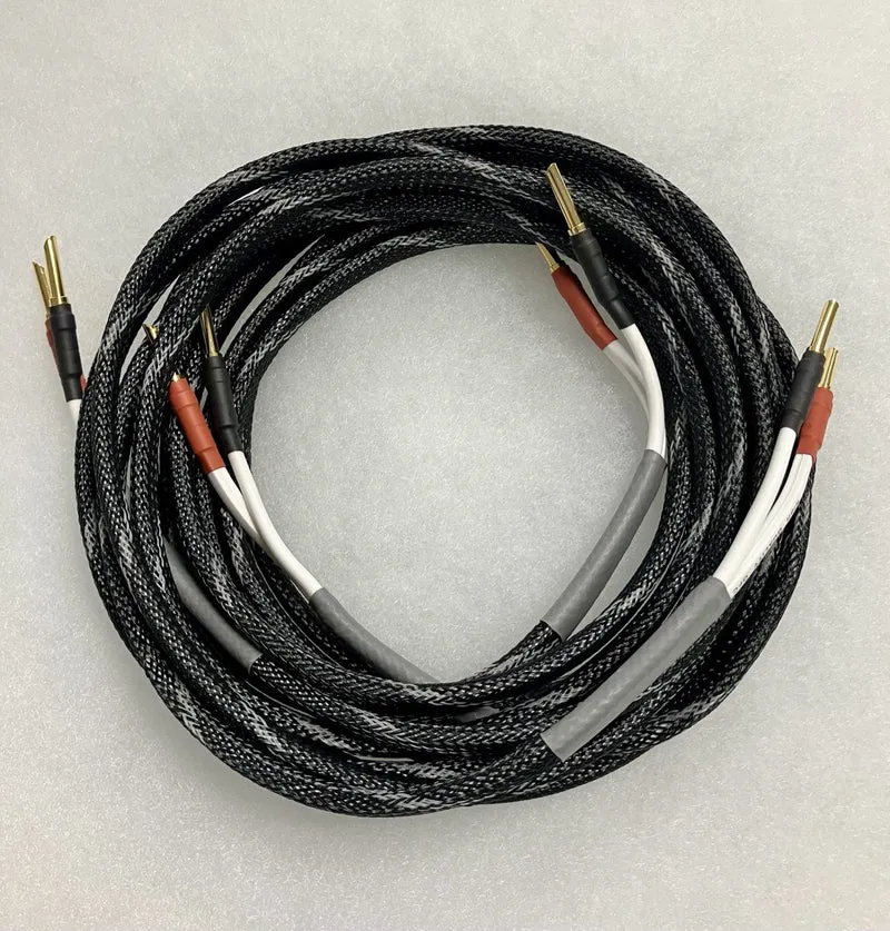 Cavi di potenza - Coppia da 3mt banana 2x2.5mm rame ofc