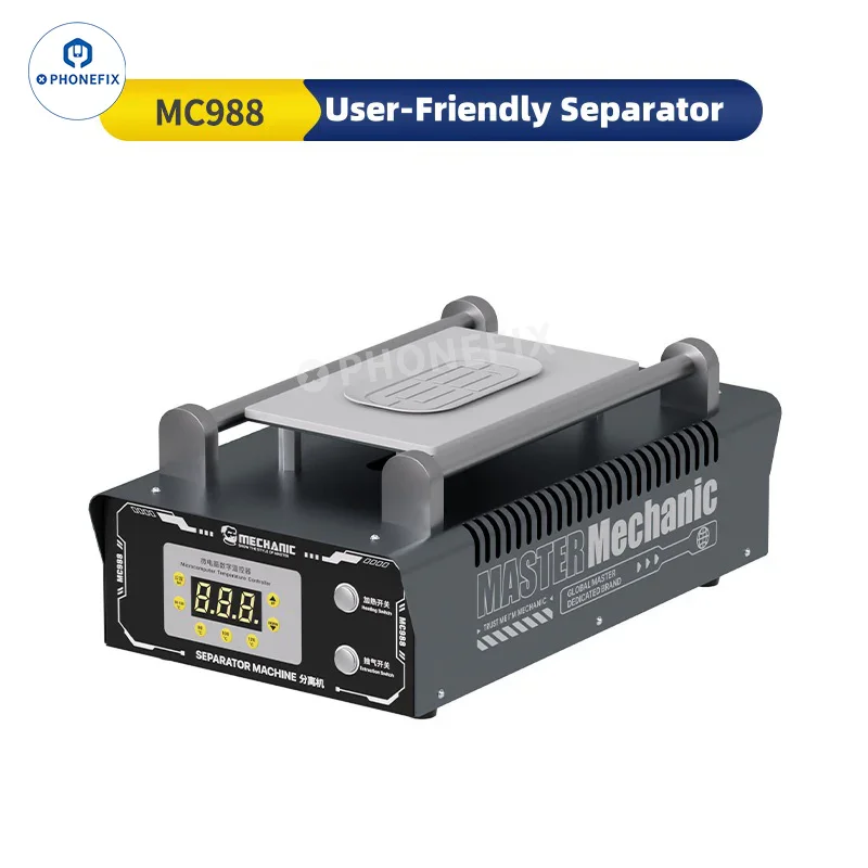 Separatore di riscaldamento sotto vuoto per schermi da 988 pollici MECHANIC MC10.5
