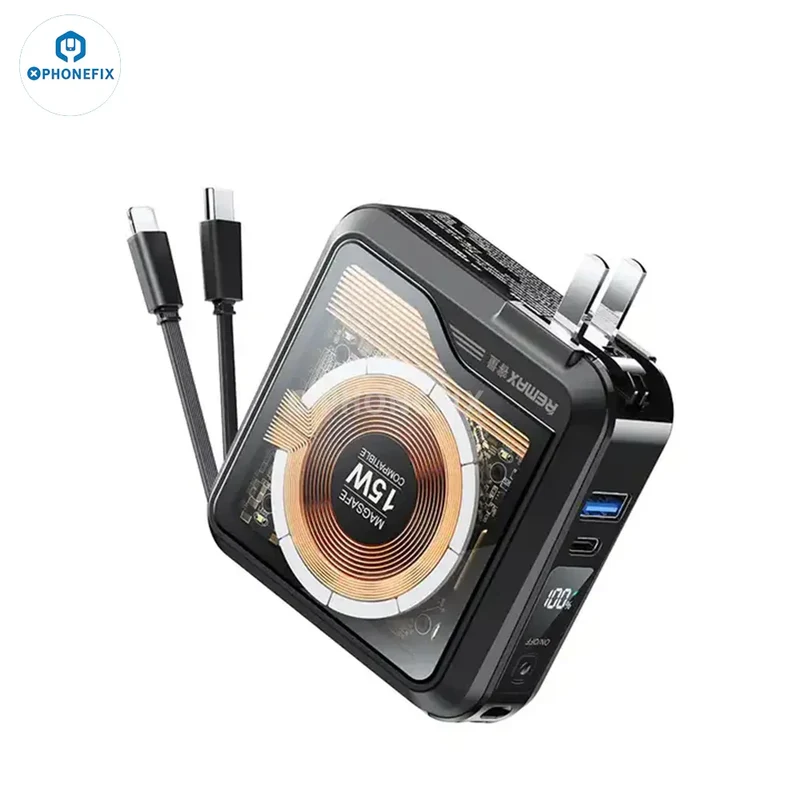 Power Bank portatile a ricarica rapida wireless magnetica Remax
