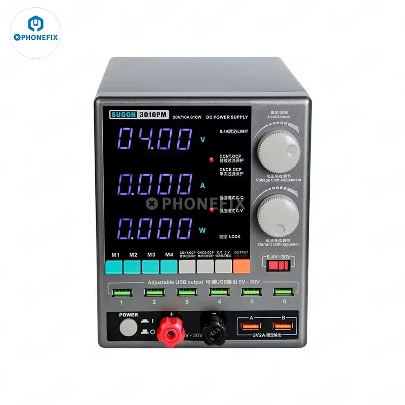 SUGON 3010PM 310W 30V 10A Alimentatore CC Display a 4 cifre