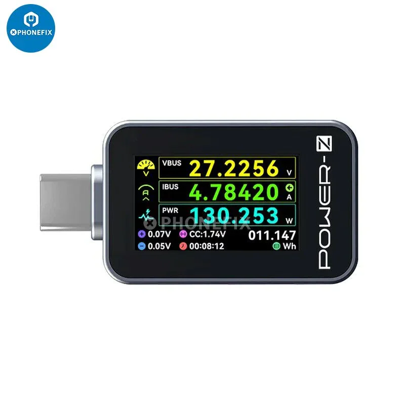 Power-Z AK001 / C240 ​​Tester USB-C Misuratore di potenza di ricarica PD di tipo C