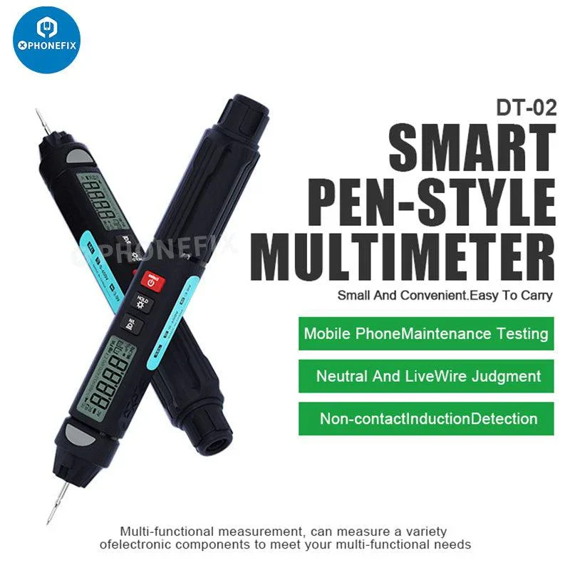 Relife DT-02 Multimetro digitale intelligente anti-scottatura a penna