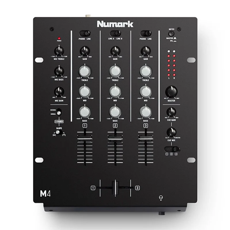 Numark M4 Three-Channel Entry-Level DJ Mixer