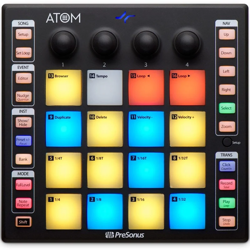 PreSonus Atom Pad Controller w/ Ableton Live Lite & Studio One Artist