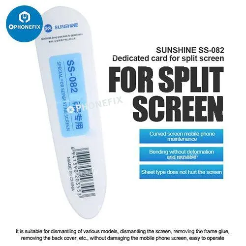 Sunshine SS-082 Strumento di riparazione per telefono e tablet con raschietto per apertura in plastica