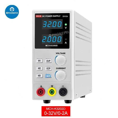 Strumento di prova per telefono con alimentatore CC regolabile MCH-K3202/3/5/6D