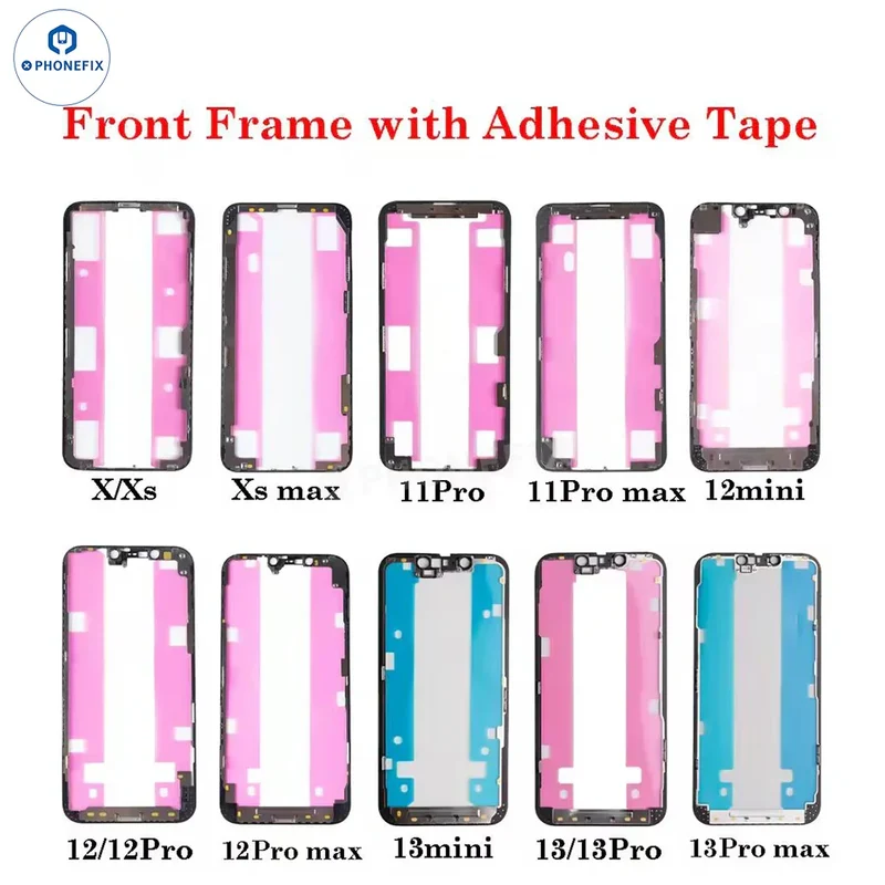 Cornice per schermo frontale per iPhone 8-17 Pro Max