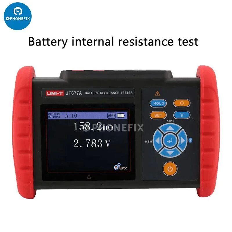 UNI-T UT677A Tester di resistenza della batteria Misurazione della temperatura della tensione