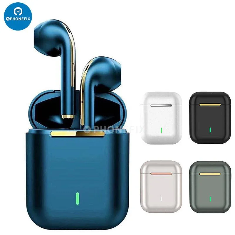 J18 TWS Cuffie stereo auricolari Bluetooth wireless