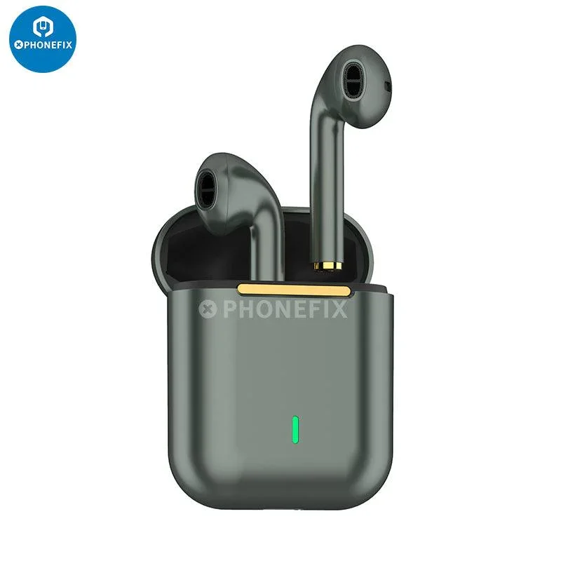 J18 TWS Cuffie stereo auricolari Bluetooth wireless