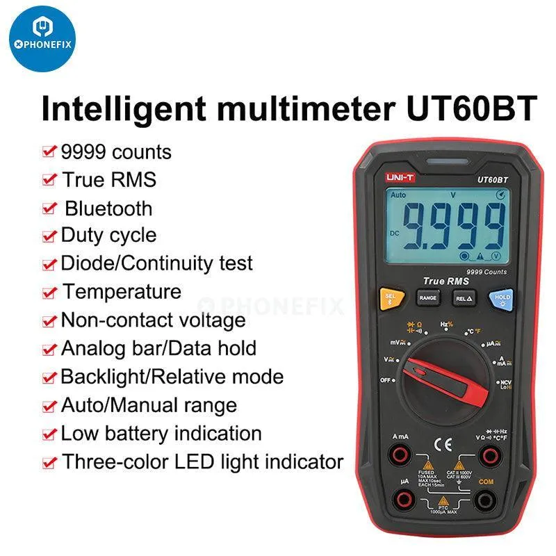 Multimetro digitale serie UNI-T UT60 Misuratore di tensione corrente AC/DC