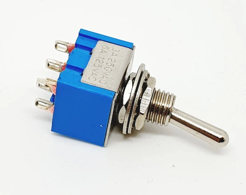 MTS-2 Interruttore deviatore doppio 250VAC 3A -125VAC 6A