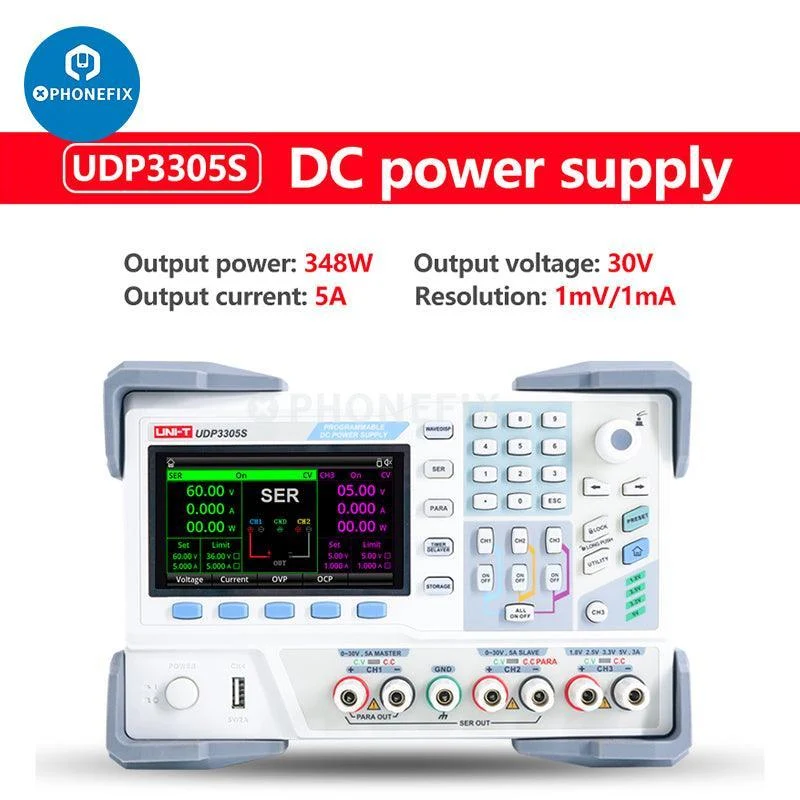 Alimentatore CC serie UNI-T UDP3000S Regolatore di tensione 30 V 5 A