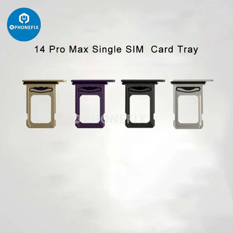Sostituzione dello slot del supporto del vassoio della scheda SIM singola per iPhone X-14 Pro Max