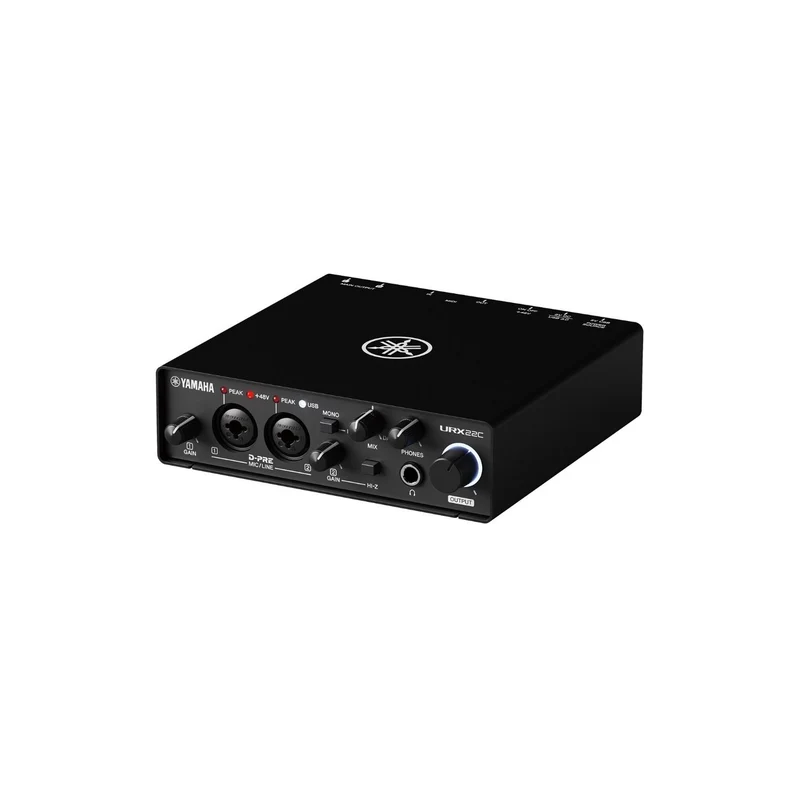Yamaha URX22C 2/2 USB-C Audio Interface & MIDI Interface (Black)