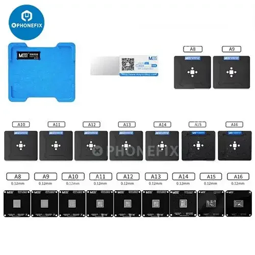 MaAnt 0.12mm Posizionamento Reballing Piattaforma A8 a A16 CPU Riparazione BGA