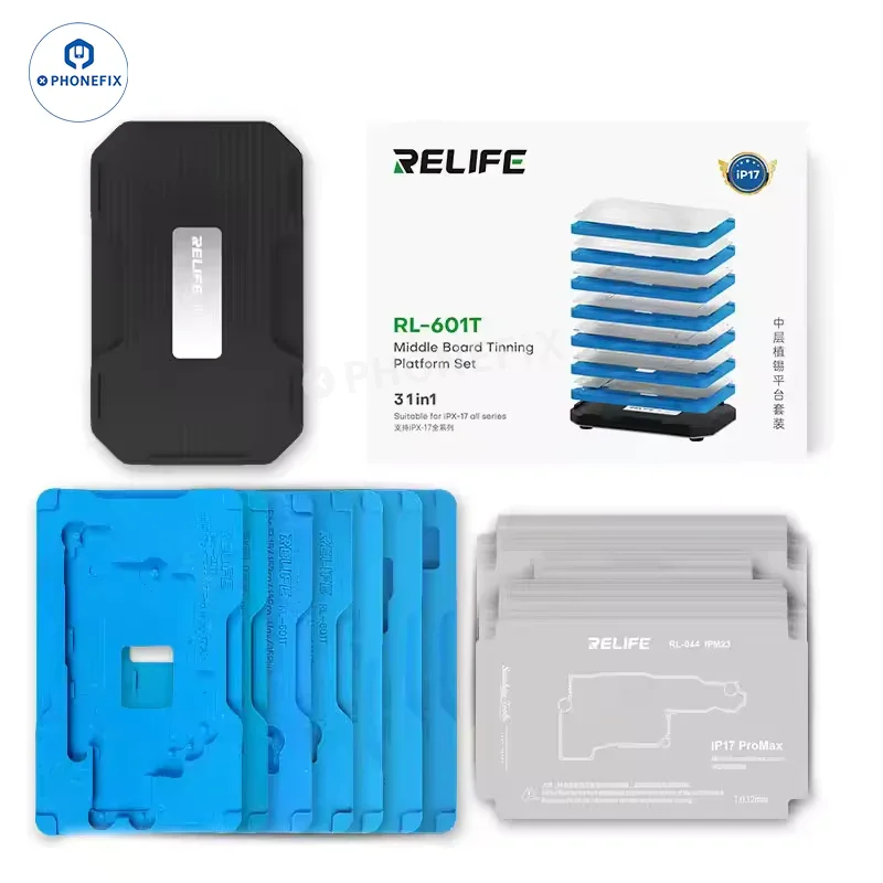 Piattaforma di impianto di reballing BGA a strato intermedio iPhone X-601 RL-17T