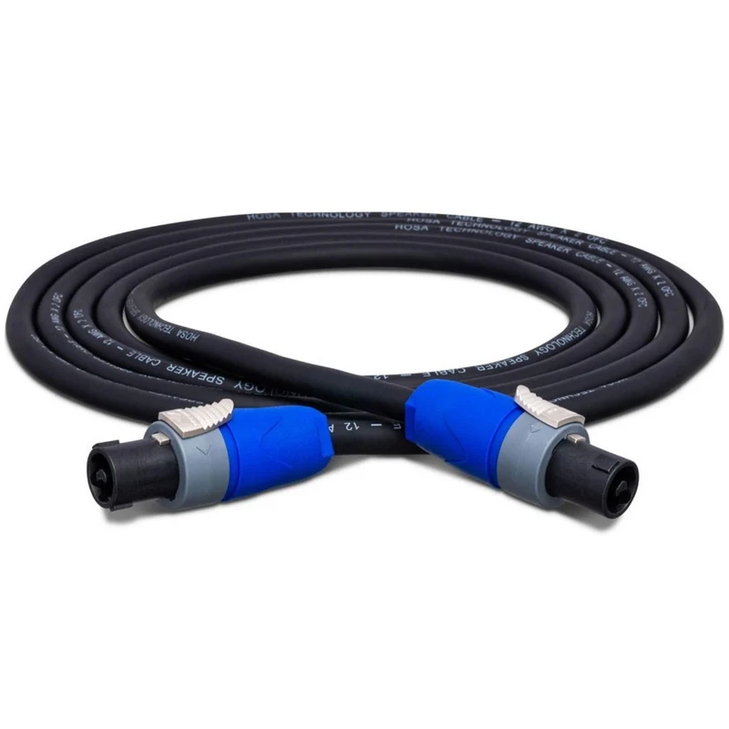 Hosa Edge Speaker Cable Neutrik 1/4 in TS to Same (75ft)