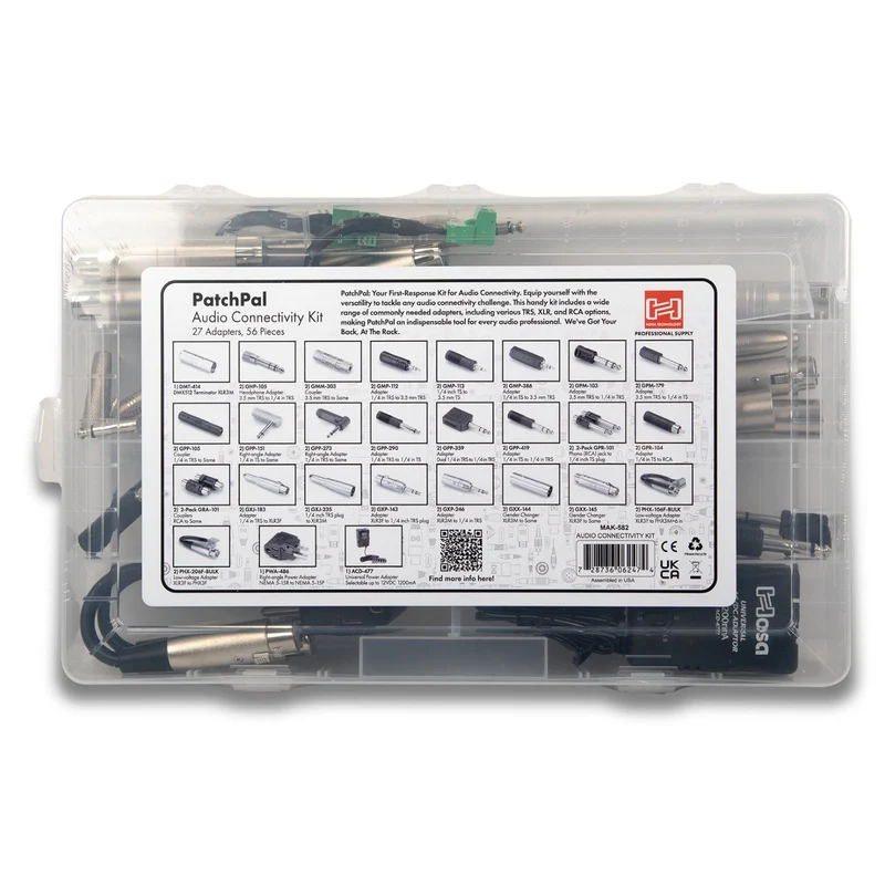 Hosa Patch Pal Multi Adapter Kit