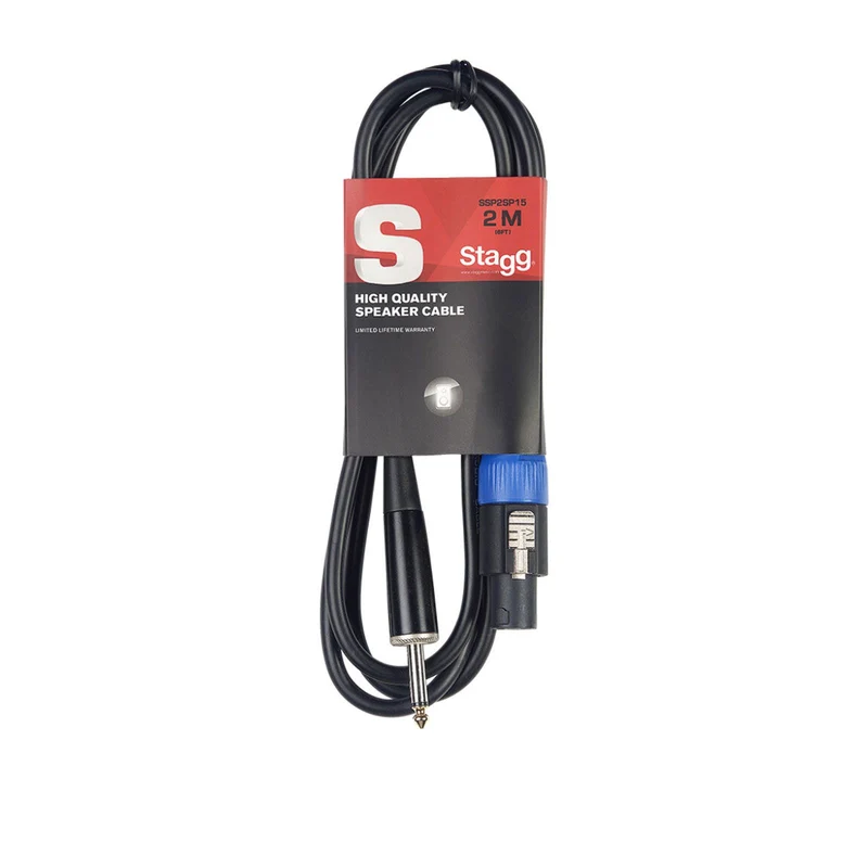 Stagg Speakon to Jack Speaker Cable (2m)