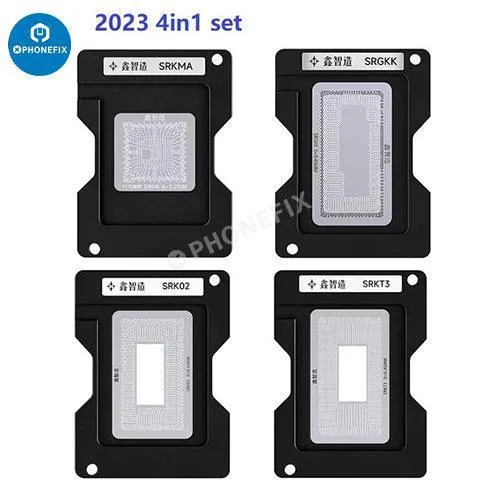 XinZhiZao CPU BGA Reballing Stencil Kit per la riparazione di MacBook Air Pro