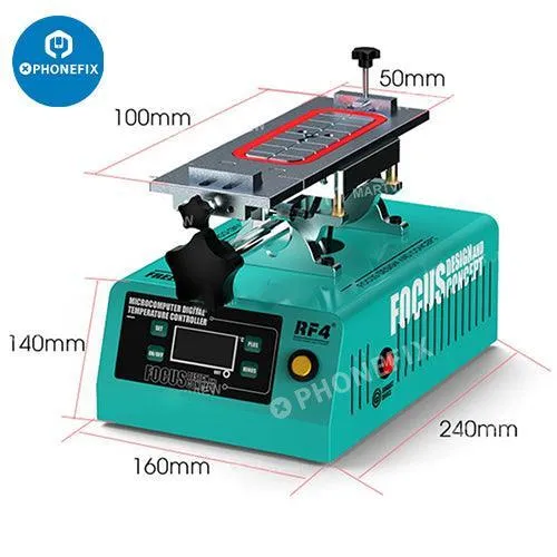 RF4 Macchina separatrice per schermo LCD del telefono a vuoto rotante a 360°