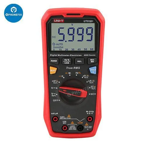 Multimetro digitale professionale serie UT61 Strumento di prova per telefono True-RMS