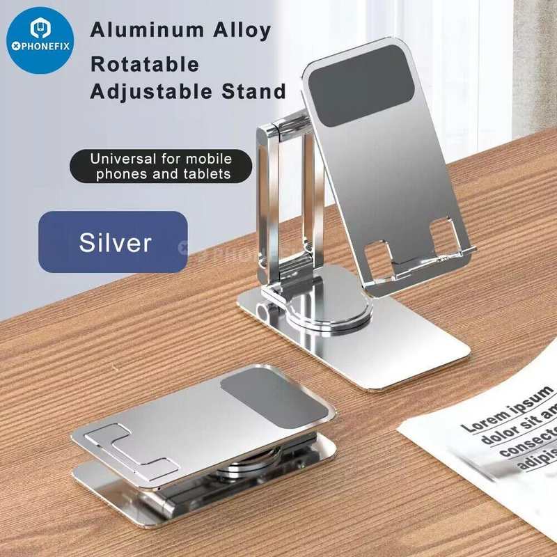 Supporto da tavolo per tablet e telefono cellulare portatile, supporto regolabile