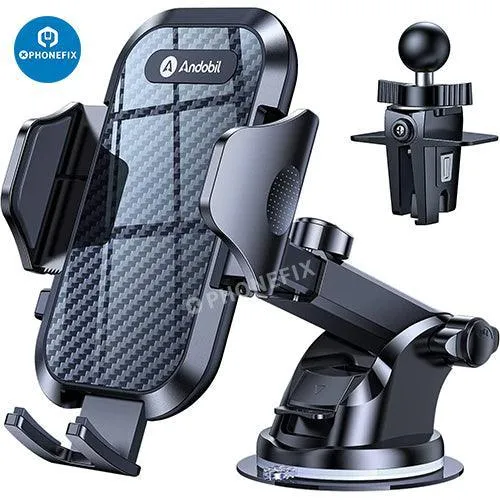 Supporto per telefono per bocchette dell'auto Supporto universale con clip e ventosa