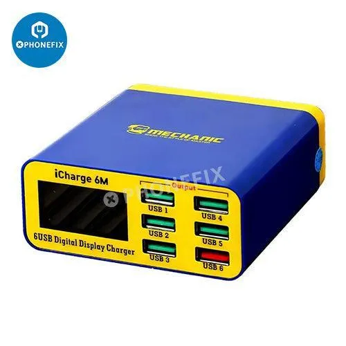 Caricabatterie super veloce MECHANIC V-Power 6 8 8S per iPhone iPad Orologi