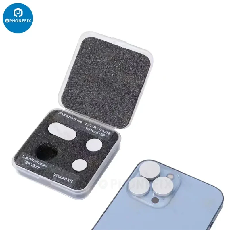M-Triangel Custodia protettiva per fotocamera posteriore per iPhone 8-14 Pro Max