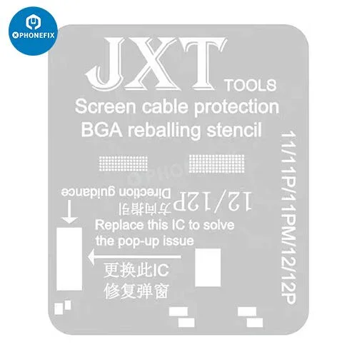 Modello di protezione del cavo dello schermo JXT per iPhone 11-15 Pro Max